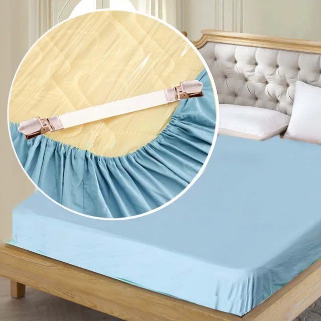 4 pcs adjustable elastic ironing board cover bed sheet mattress bed sheet corner clips