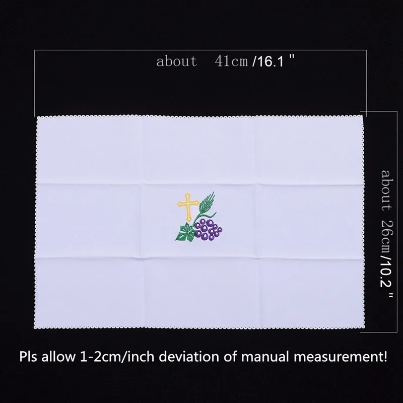 Святой католической церкви ягненка вышивка алтарь крышка Purificator алтарная скатерть