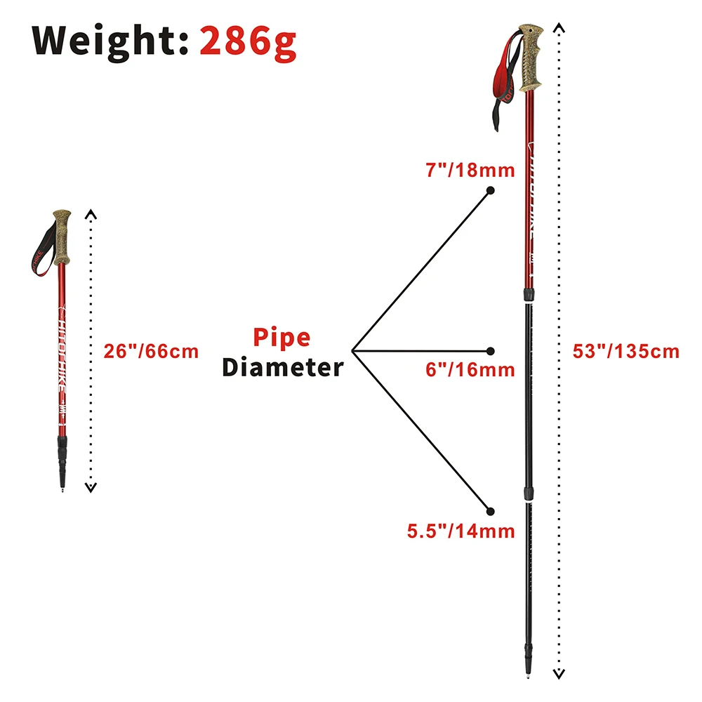 300 г/шт. палки для ходьбы в скандинавском стиле телескопические альпенштоки 6061 алюминиевый сплав палка для стрельбы костыль для походов