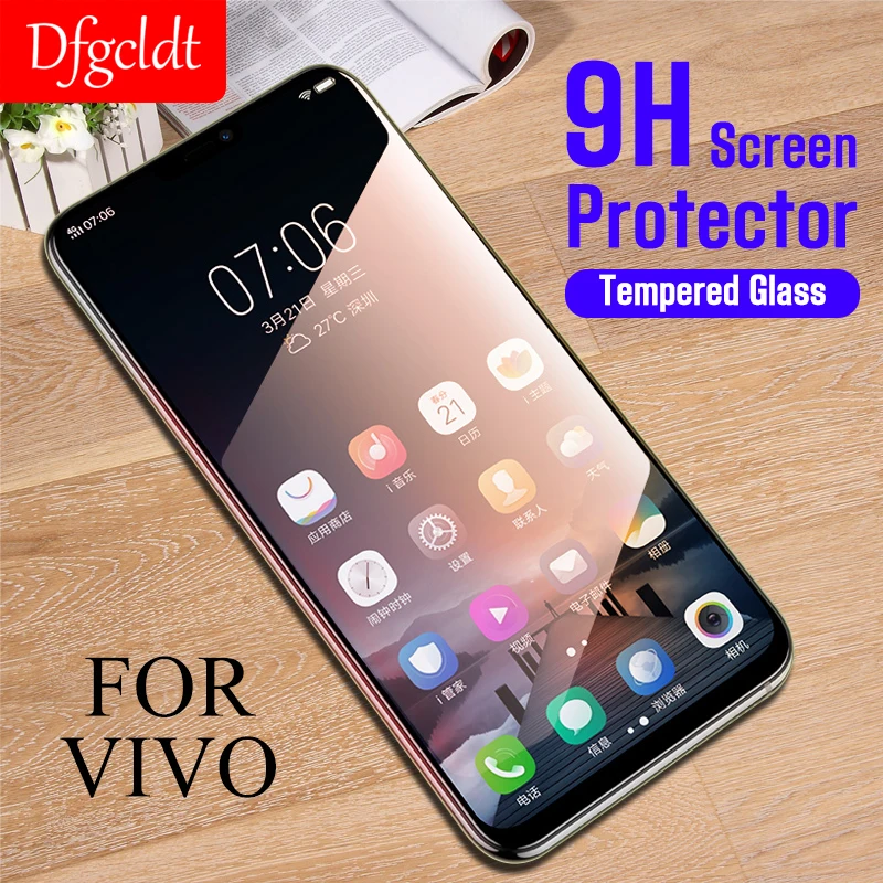 9 H закаленное защитное стекло для экрана для Vivo X7 X9 X9s X20 Plus V9 Высокое качество ультра-тонкий для Vivo X21 V7 Plus V9