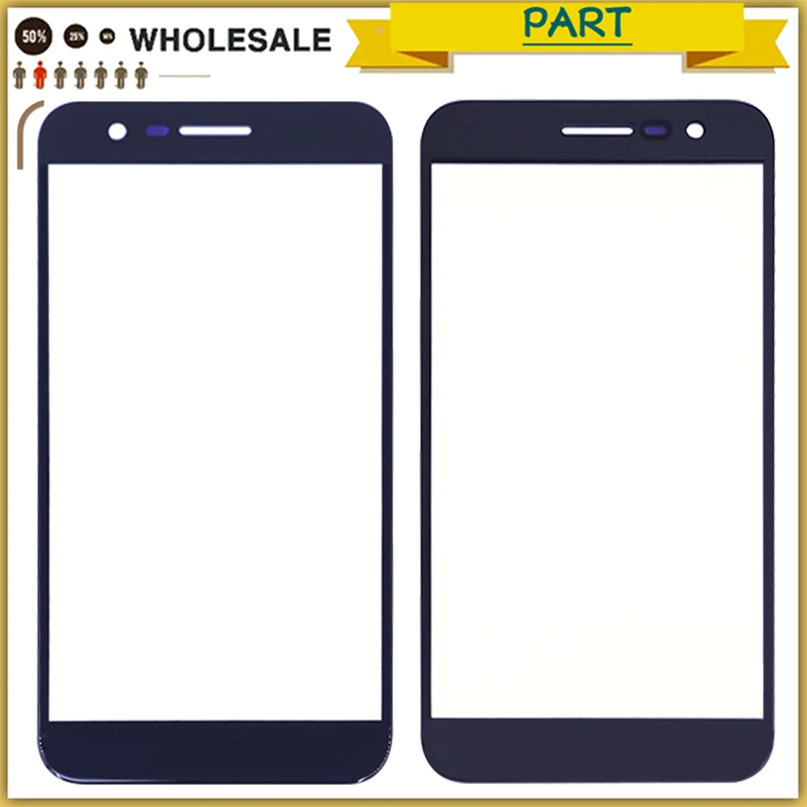 

New K10 LCD Front Glass touch Screen For LG K10 2017 X400 M250 m250f LV5 Digitizer Front Glass Touch Panel Replacement