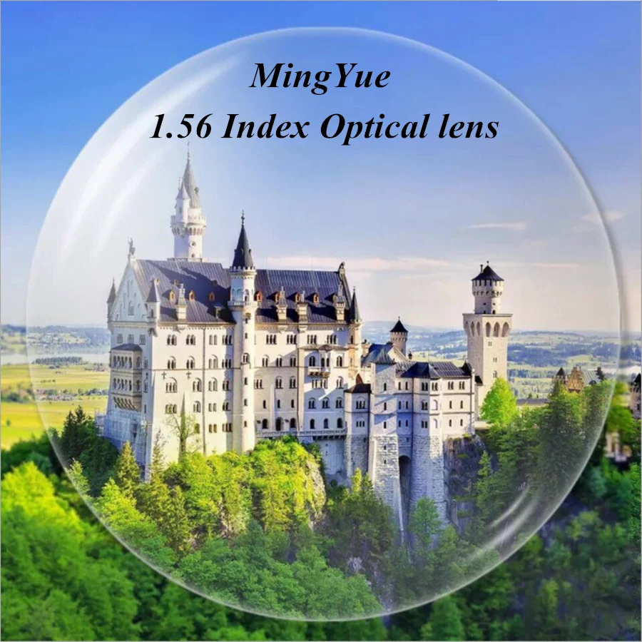 Super-tough 1.56 Index Optical Prescription Aspheric Lenses Mingyue Myopia Hyperopia Presbyopia Optical Lens Super-tough 1.56 Index Optical Prescription Aspheric Lenses Mingyue Myopia Hyperopia Presbyopia Optical Lens