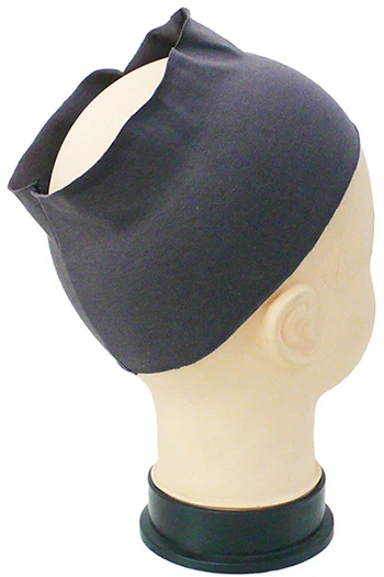 4,5 дюймов женские необработанные края широкие хлопковые эластичные повязки на голову спортивные повязки для волос головной убор хиджаб Бандана тюрбан резинка - Цвет: 4 Charcoal