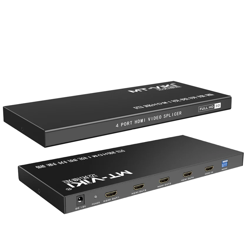 Led 2x2 контроллера видеостены 1 HDMI Вход 4 HDMI Выход 2X1/3X1 /4X1/1X2/1X3/1X4 ТВ процессор изображения шить