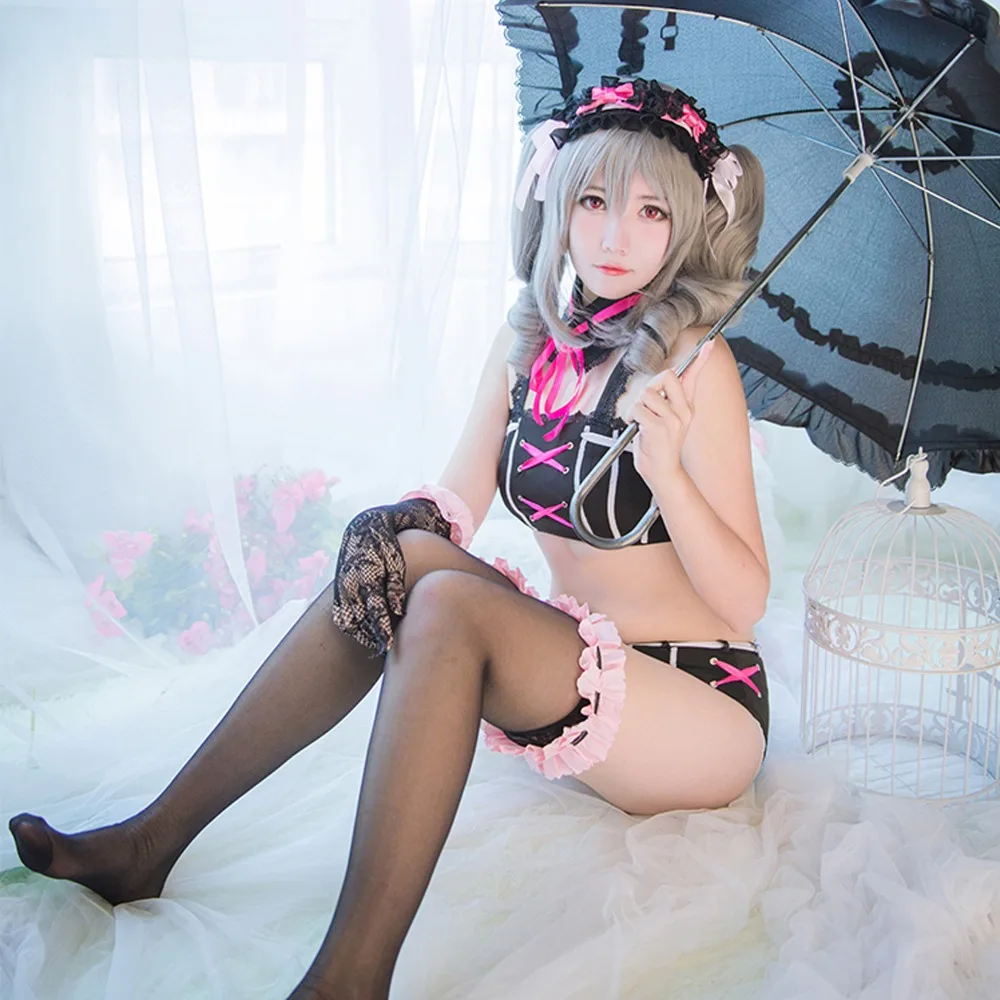 VEVEFHUANG аниме IDOLM STER Kanzaki Ranko сексуальный купальник косплей костюм для женщин