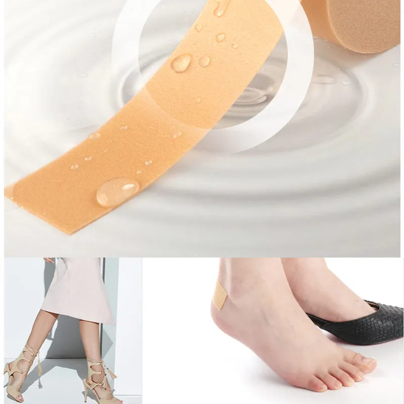 2 рулона/Лот, защита пальцев ног, водонепроницаемый мягкий гелевый пластырь для ухода за ногами, пятки, защита пальцев ног