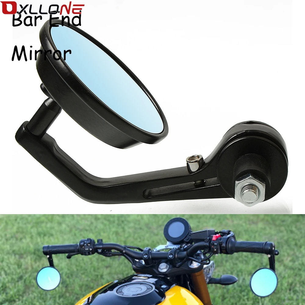 

7/8" Motorcycle CNC Aluminum Mirror Handle Bar End Rearview Mirror FOR YAMAHA FZ09 MT-09 tmax Suzuki honda ducati ktm bmw