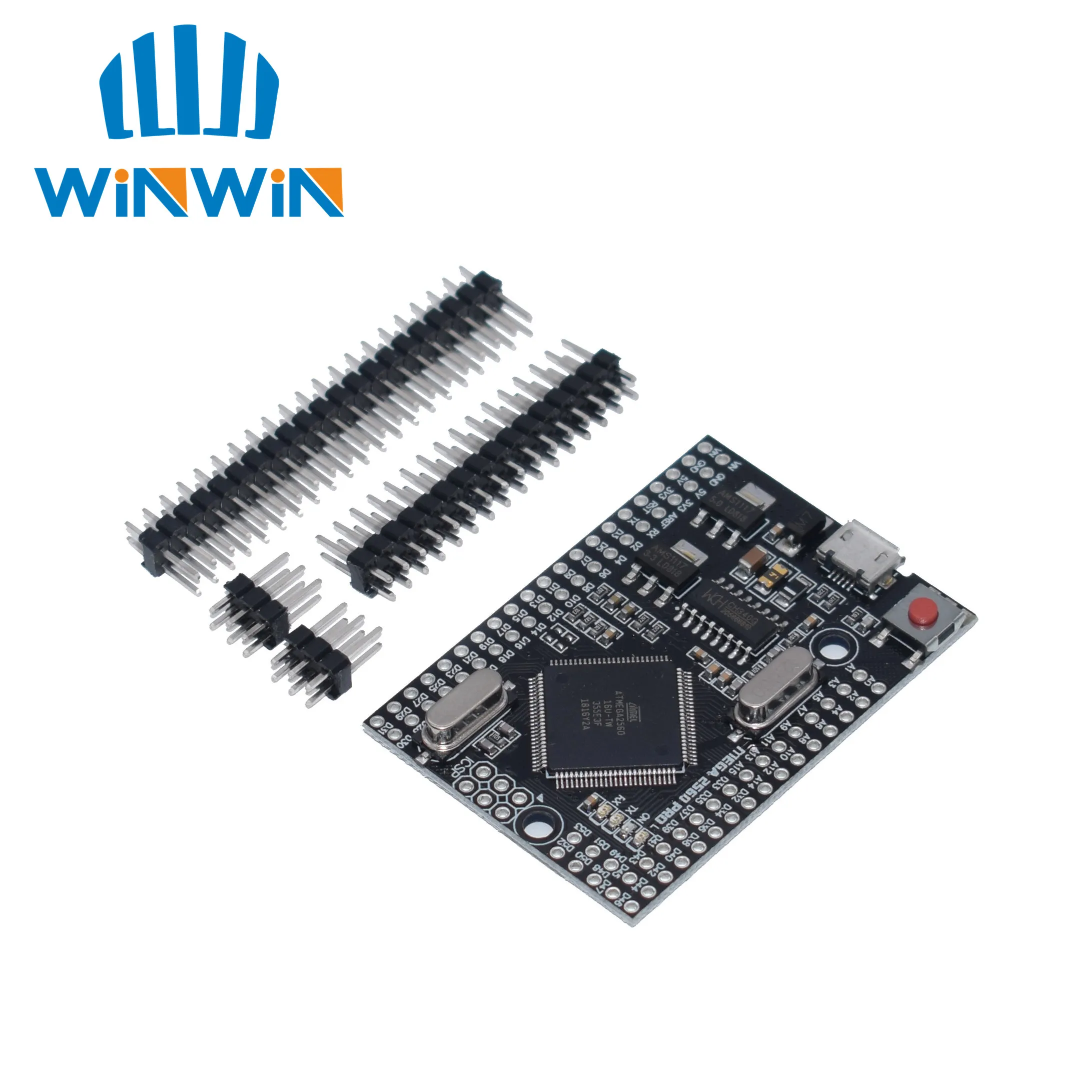 

MEGA 2560 PRO Embed CH340G/ATMEGA2560-16AU Chip with male pinheaders Compatible for Arduino Mega2560