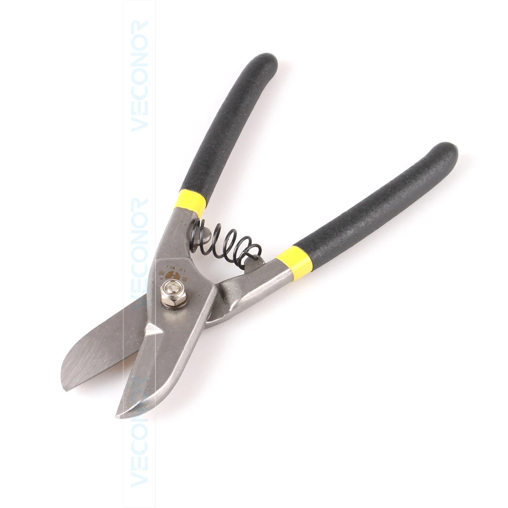8 Inch Sheet Metal Cutting Shears Tin Snips Scissors Straight Handlein