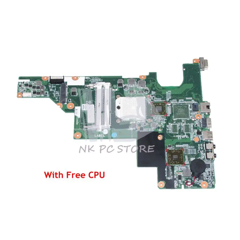 NOKOTION 646982-001 Main Board For HP Compaq 435 635 CQ43 Laptop Motherboard Socket S1 DDR3 with Free CPU NOKOTION 646982-001 Main Board For HP Compaq 435 635 CQ43 Laptop Motherboard Socket S1 DDR3 with Free CPU