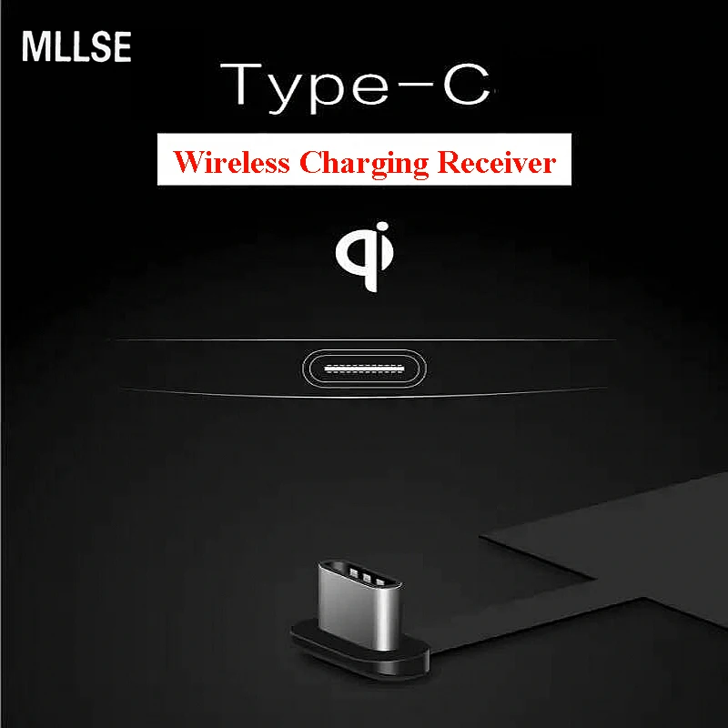 Универсальное беспроводное зарядное устройство MLLSE Type-C Qi зарядный приемник для
