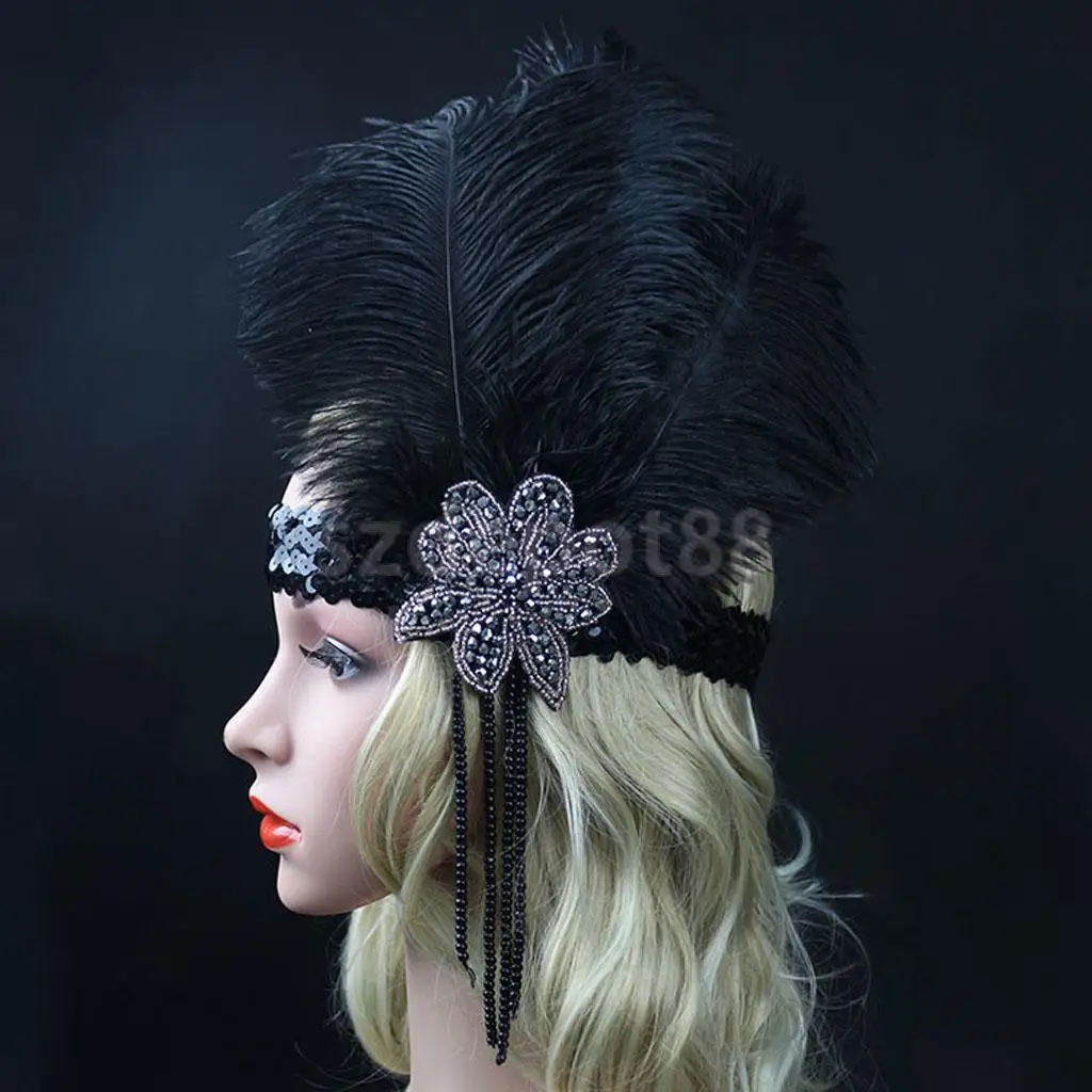 Vintage feather headpiece Clearance