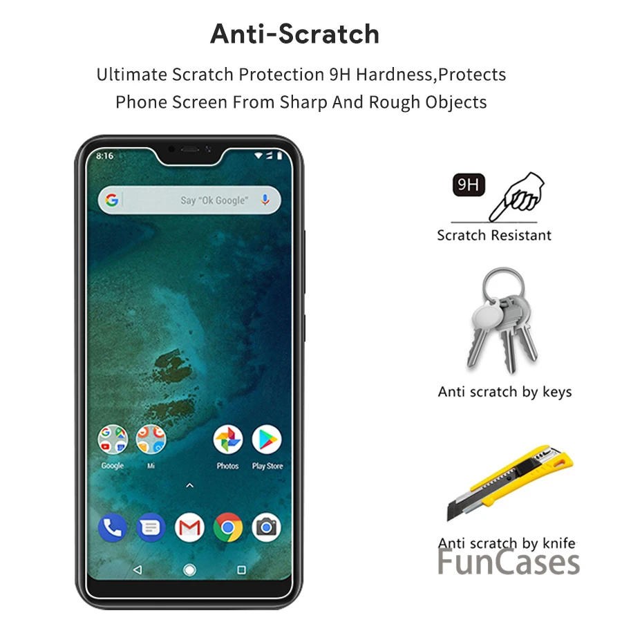 Закаленное стекло для xiaomi 8 lite glass mi Se Pro 8se Защитная пленка экрана 2.5D 0 26 мм 9