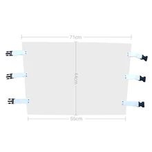 1 шт. стоматологический стул коврик для ног пластиковый пылезащитный чехол прозрачный стоматологический коврик подушка сиденье прозрачный протектор с эластичными лентами