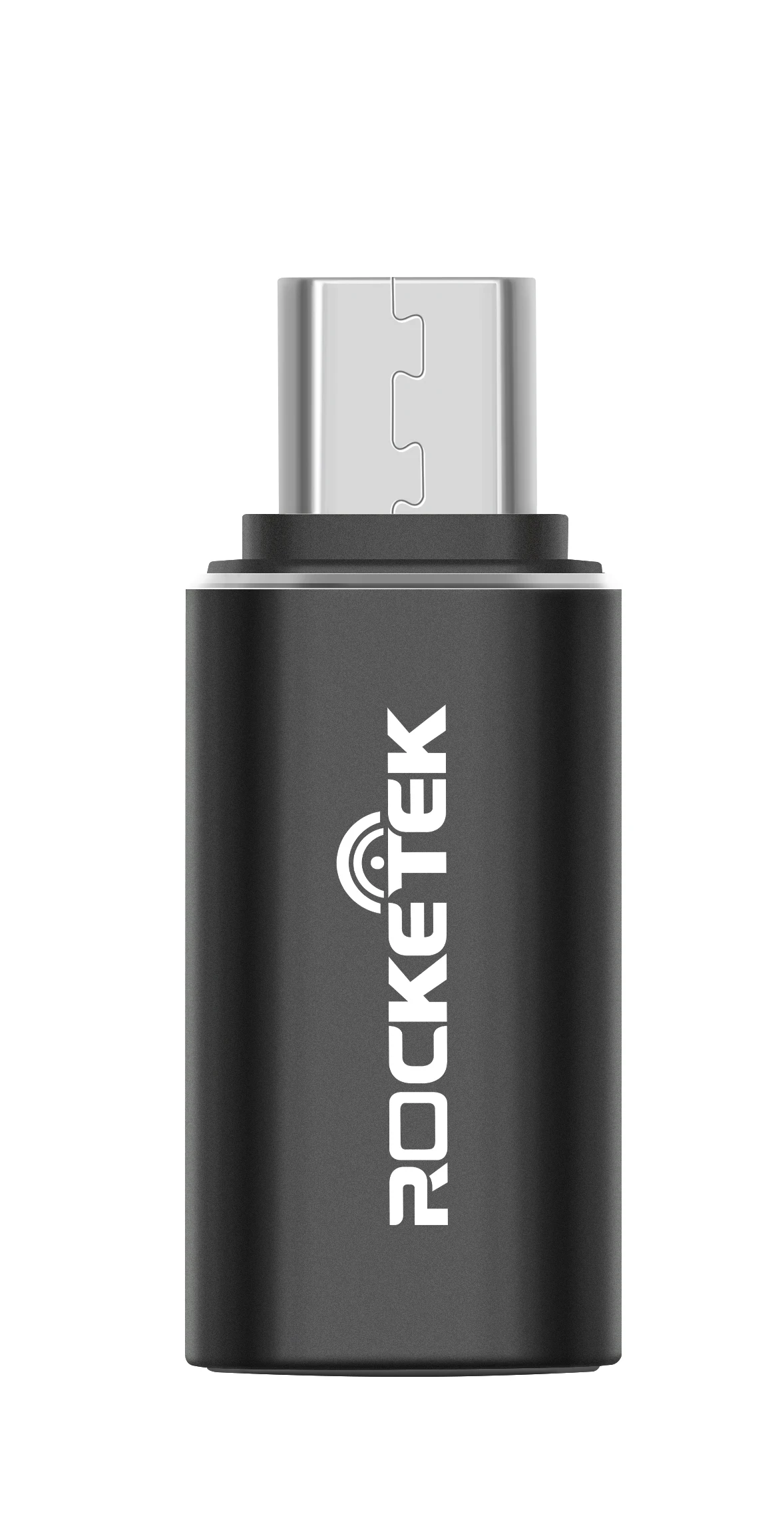 Rocketek Micro-type-c USB C адаптер зарядное устройство аксессуары для синхронизации данных Зарядка для samsung Xiaomi LG huawei Android мобильных телефонов - Цвет: Черный