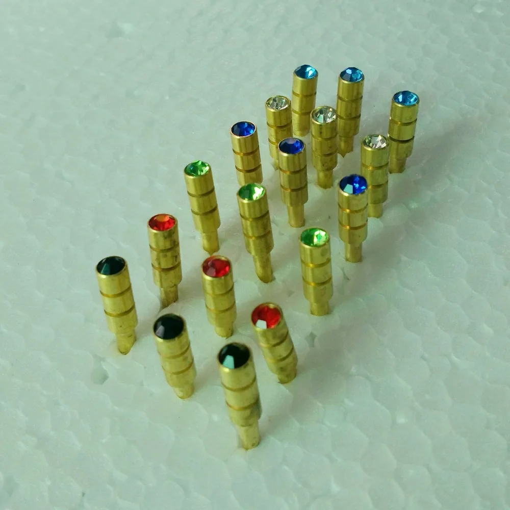 

JXCP006 15pcs brass crystals cribbage pegs for 1/8 board hole