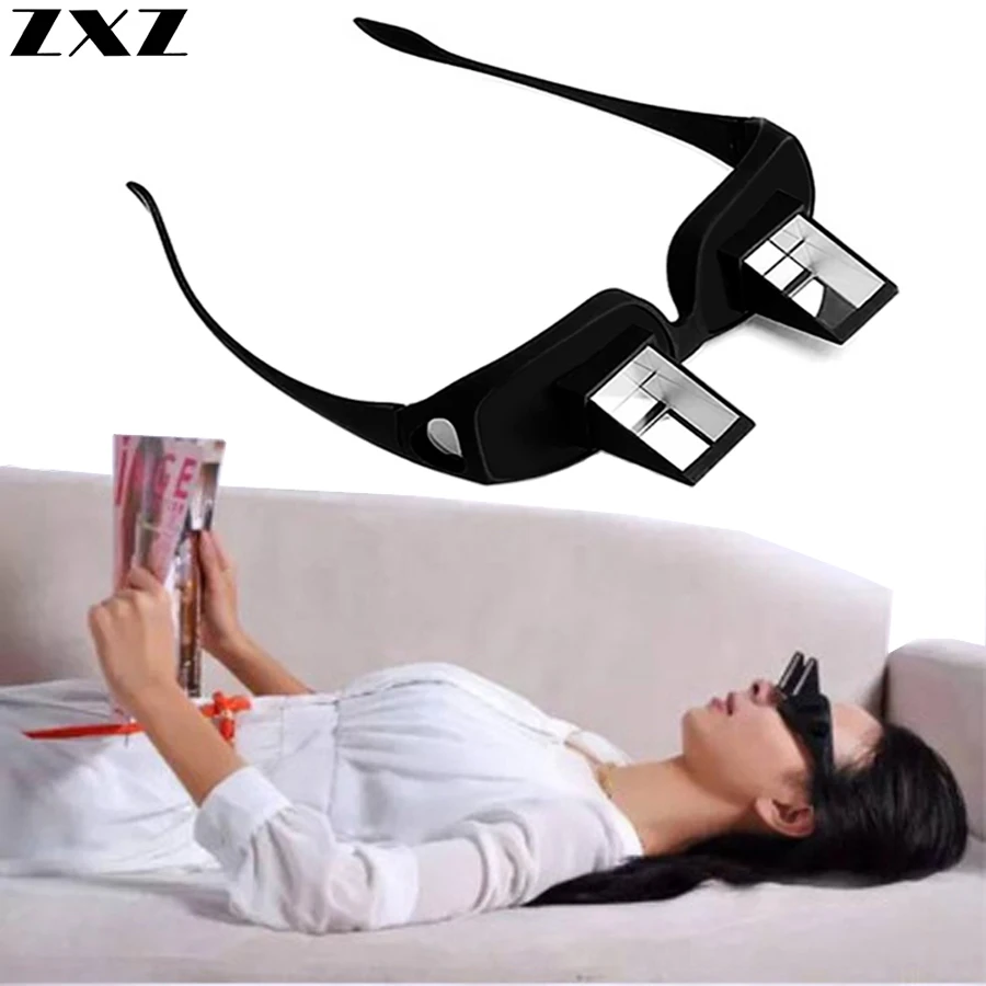 

Periscope Horizontal Reading TV Sit View Glasses Fishing on Bed Lie Down Bed Prism Spectacles Horizontal Lazy Prism Angled Tools