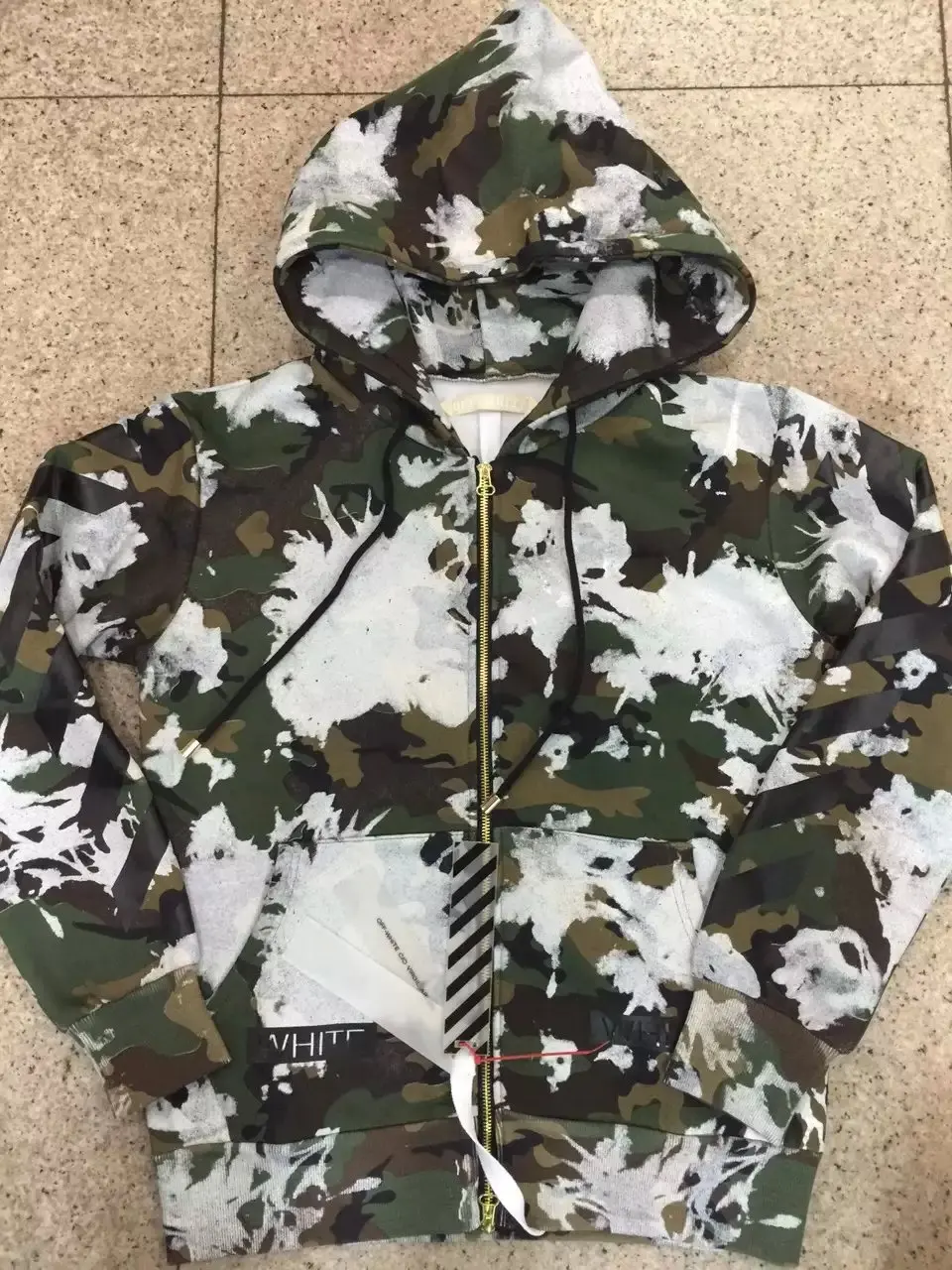 off white army hoodie
