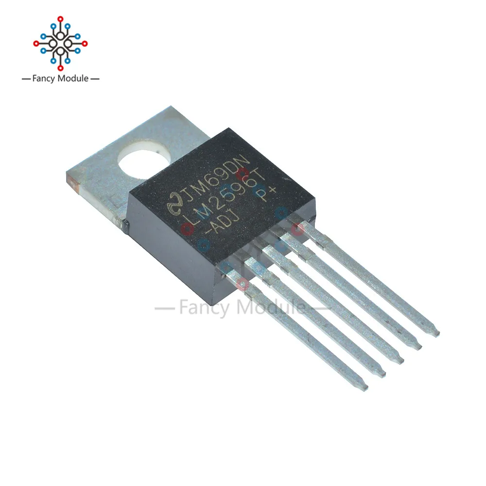 10 шт. IC LM2596T-ADJ LM2596 NSC TO-220 Регулятор линейного напряжения 3A Регулируемый Новый |