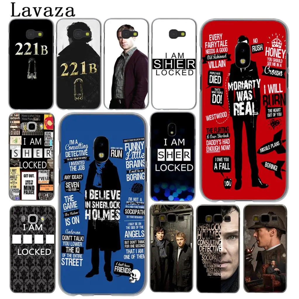 Твердый чехол для телефона Lavaza 221B Sherlock Holmes Samsung Galaxy J8 J7 Duo J6 J5 J4 Plus 2018 2017 2016 J2 J3 Prime 2015
