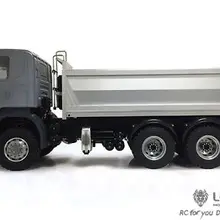 LESU 1/14 6x6 металлический гидравлический самосвал RC Sca модель грузовика ESC Servo DIY Tmy TH02022