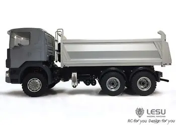 

LESU 1/14 6x6 Metal Hydraulic Dumper RC Sca Truck Model ESC Servo DIY Tmy TH02022