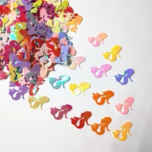 600 stücke 13mm Meerjungfrau Pailletten Für Handwerk Pailletten Kunst DIY Zubehör Sea-Maid Nagel Konfetti Mix AB Farben