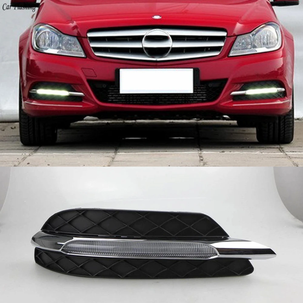 Car Flashing 1Set LED For Mercedes benz W204 C200 C260 C250 C300 CLASS