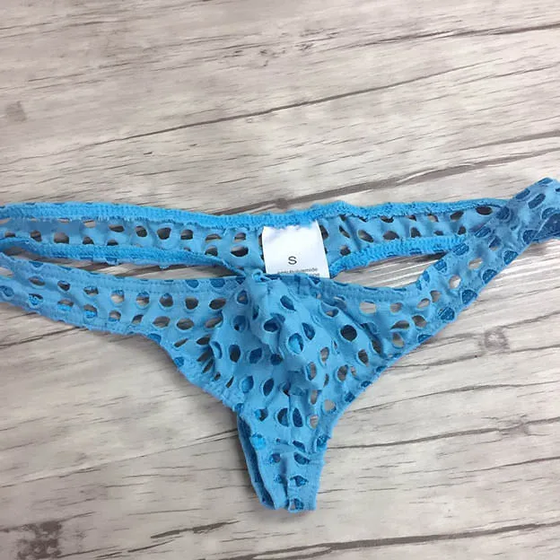 Undewear Bikini Sexy Men Hollow Out Thongs G strings 2018 New See ...