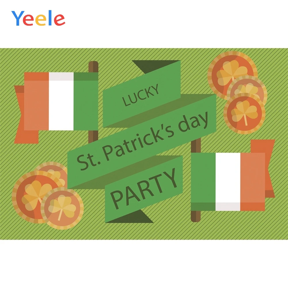 

Yeele Party Lucky Friends Stripes Poster Customized Photography Backdrops Personalized Photographic Backgrounds For Photo Studio