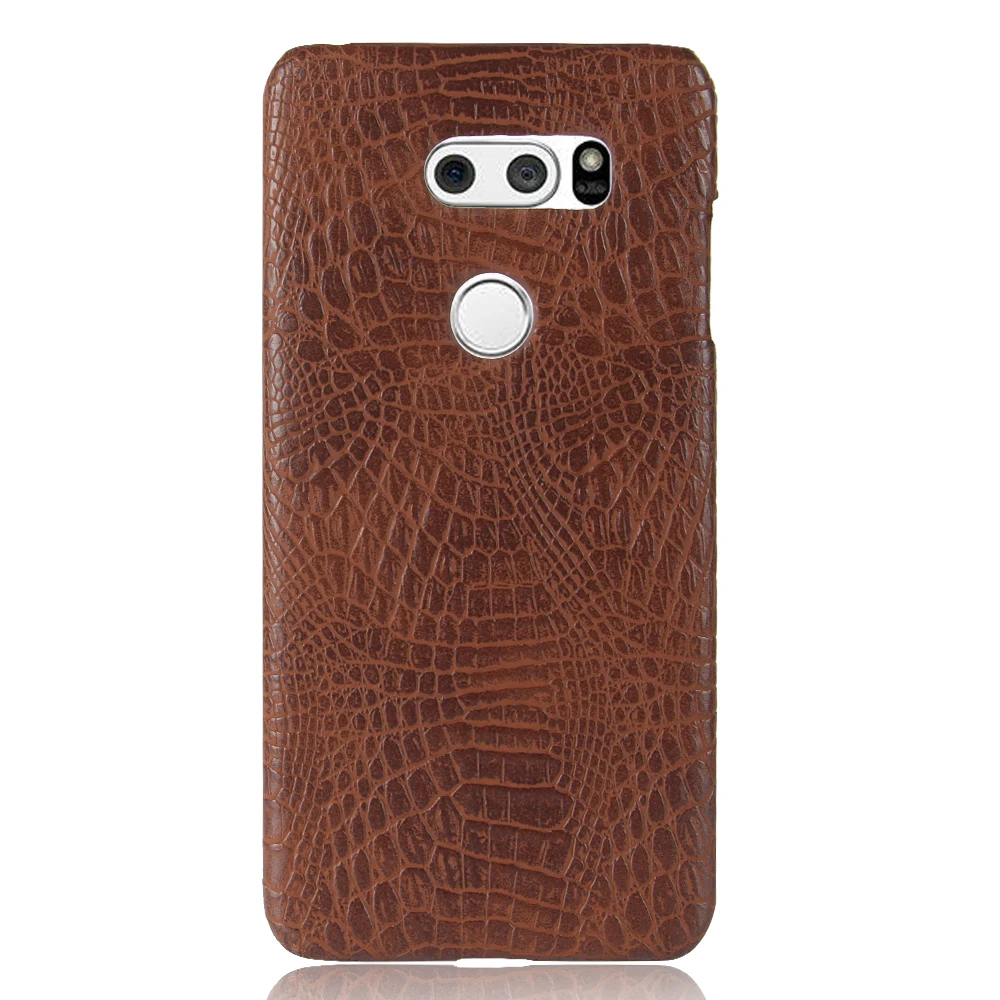 Кожаный чехол для LG V30 Plus H930DS телефона с Бампером V 30 LGV30 H930 Жесткий Чехол ПК