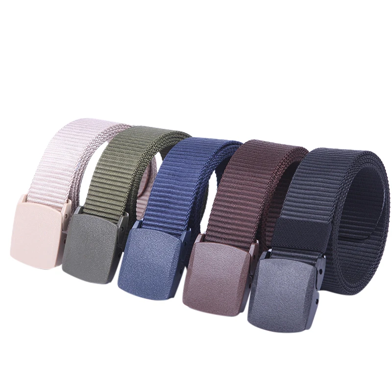 

Nylon Men Belt Casual Couple Canvas Belt Men Outdoor Belt Wholesale 5 Colors