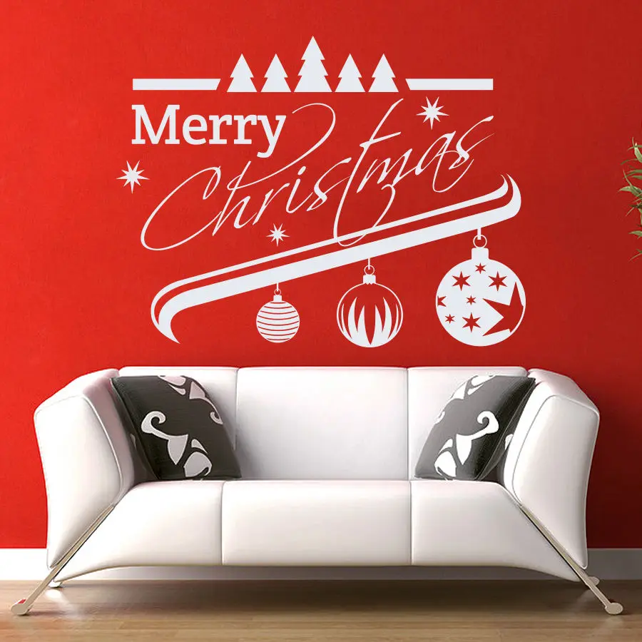 56x74cm merry christmas decor red tree removable windows 56x74cm merry christmas decor red tree removable windows