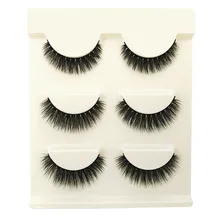 Макияж 3D натуральные Длинные Накладные ресницы ручной толстые накладные ресницы накладных ресниц черного цвета