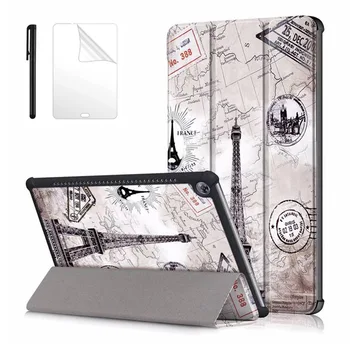 

PU Leather Case cover For Huawei MediaPad M5 10 pro Tablet PC Protective Case For Huawei M5 10.8" CRM-AL09 Tablet Case +film