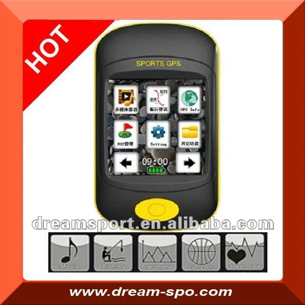 Free shipping!! GPS sport tracker with heart rate monitor/ GPS watch