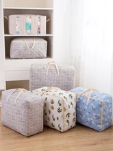 3pcs/set Durable Closet Organizer Cute Pattern Quilt Clothing Storage Bag Waterproof M+L+XL Wardrobe Organizer Under Bed Bag