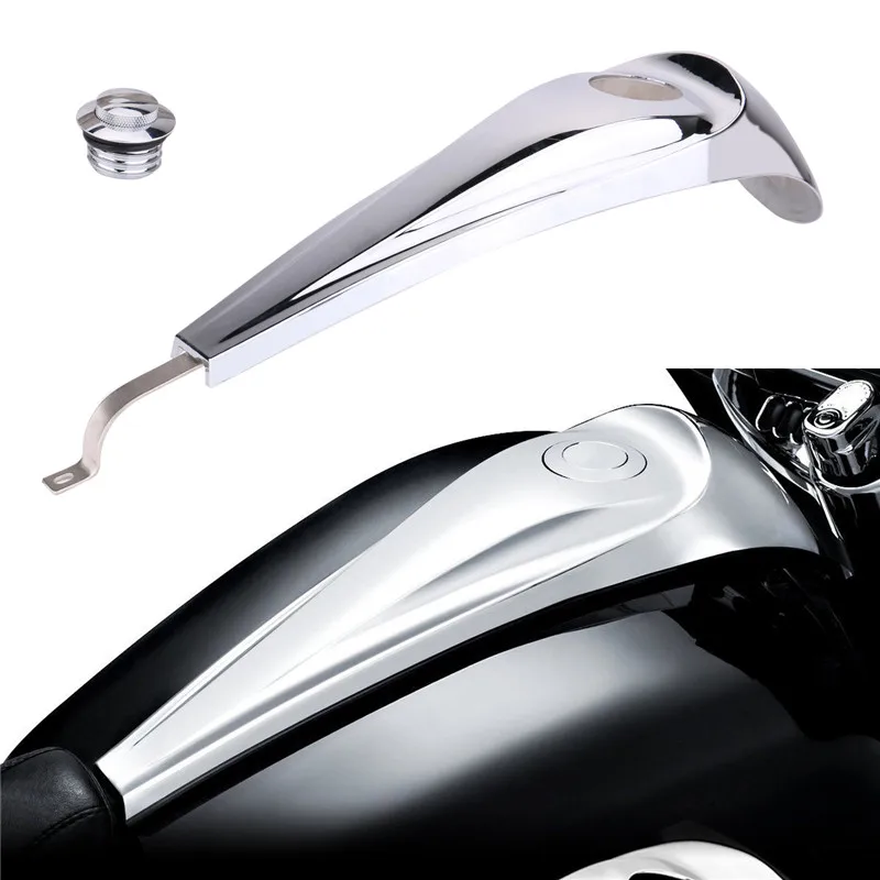 

Chrome Signature Jim Nasi Smooth Dash with Vented Fuel Tank Cap Harley Street/Road Glide 2008-2017