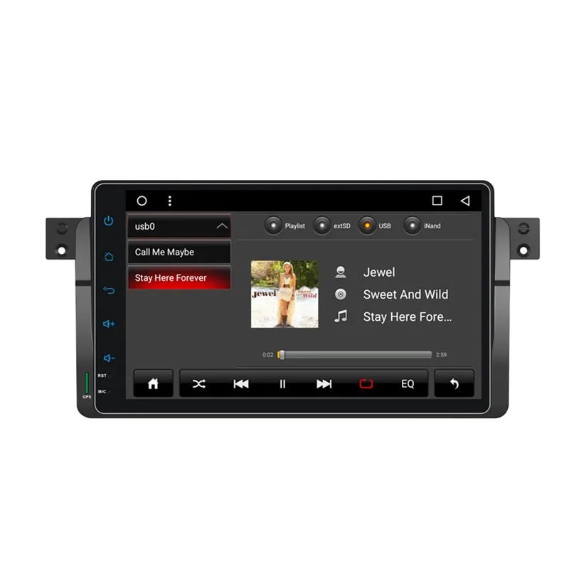 Sale Ectwodvd Octa Core Android 8.1 Car DVD Player GPS Navigation Multimedia For BMW E46 2003-2005 2006 2007 2008 2009 2010 2011 2012 6