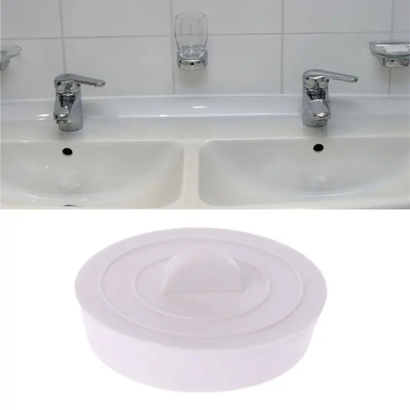 

Silicone Bathtub Sink Wash Basin Plug Stopper Drain Stop Home Kitchen Bathroom