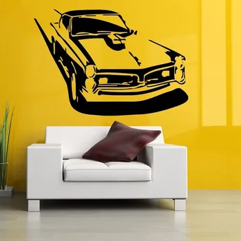

Car Sticker Vehicle Decal Classic Cars Posters Vinyl Wall Decals Pegatina Quadro Parede Decor Mural Car Sticker