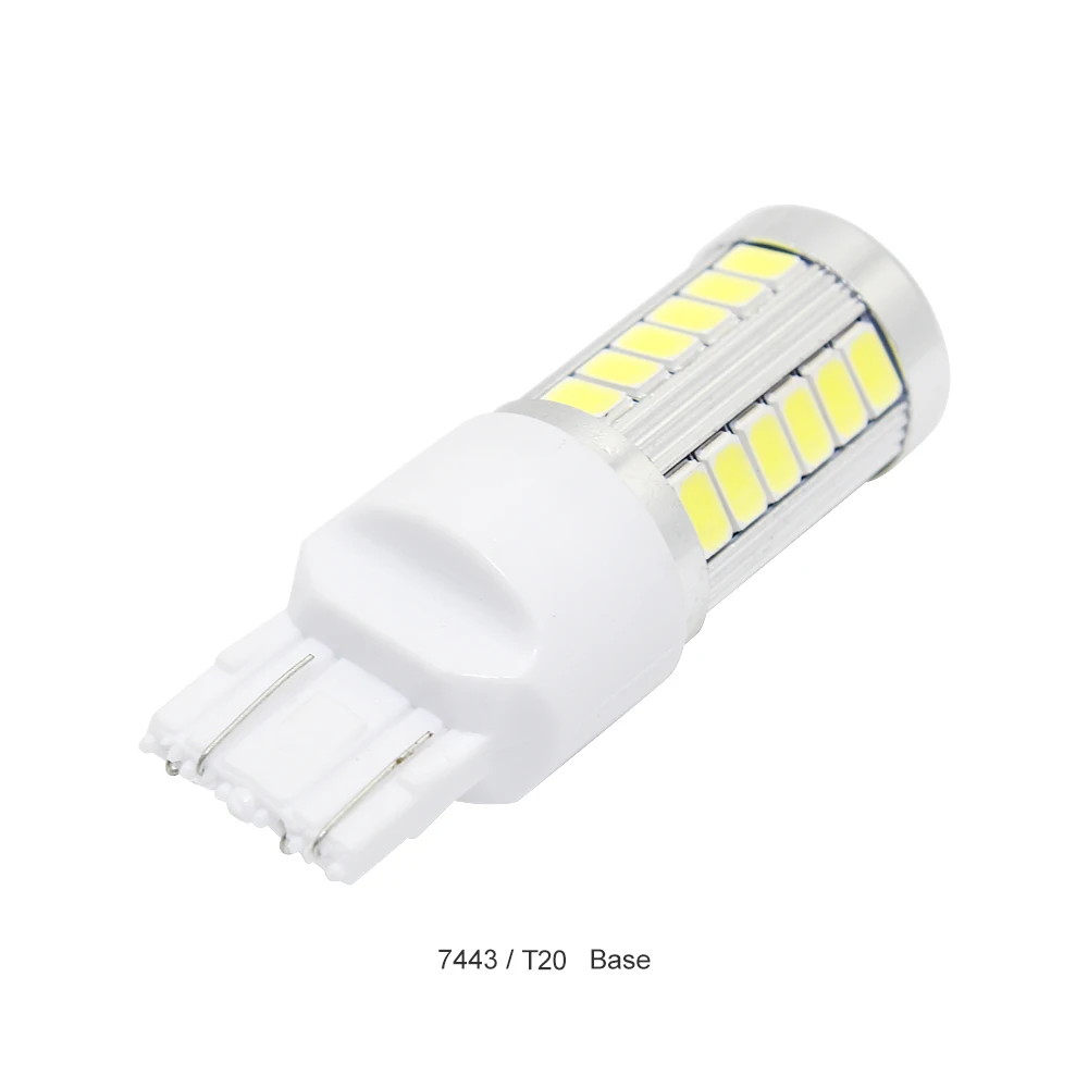 2 шт. T20 580 7443 светодиодный 5630 5730 SMD 33 светодиодный s автомобильный противотуманный светильник задний тормоз лампа заднего хода сигнальная лампа 12 В авто DRL светильник s