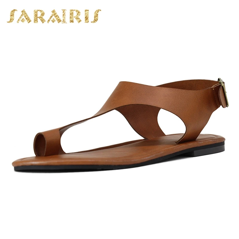 

SARAIRIS big size 52 flip flops leisure Women Shoes Summer comfortable Soft sole beach vacation Shoes Woman gladiator sandals