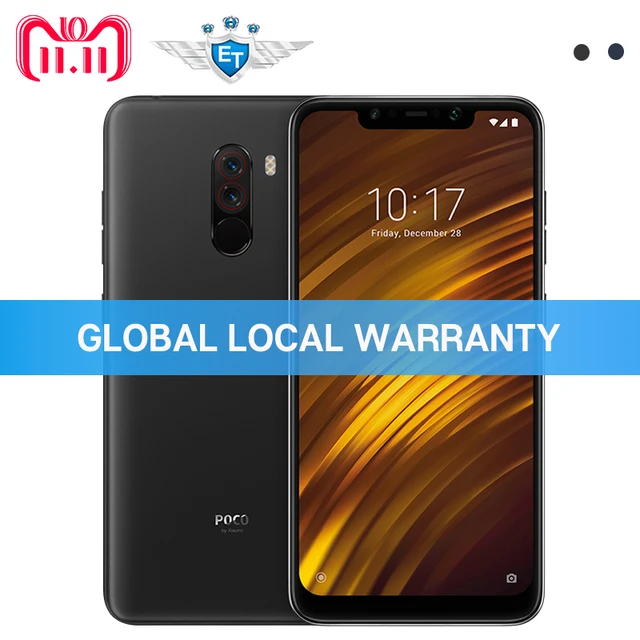 Global Version Xiaomi POCOPHONE F1 POCO F1 6GB 64GB Mobile Phone 6.18'' Full Screen Snapdragon 845 Dual AI Camera LiquidCool CE
