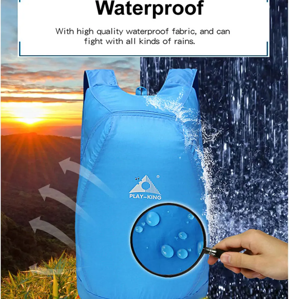 Bolsa de Nylon Pacote para as Mulheres Caminhadas ao ar Leve Mochila Dobrável Impermeável Ultraleve Homens Viagem Livre Ciclismo 12 Cheap Sistemas de transporte