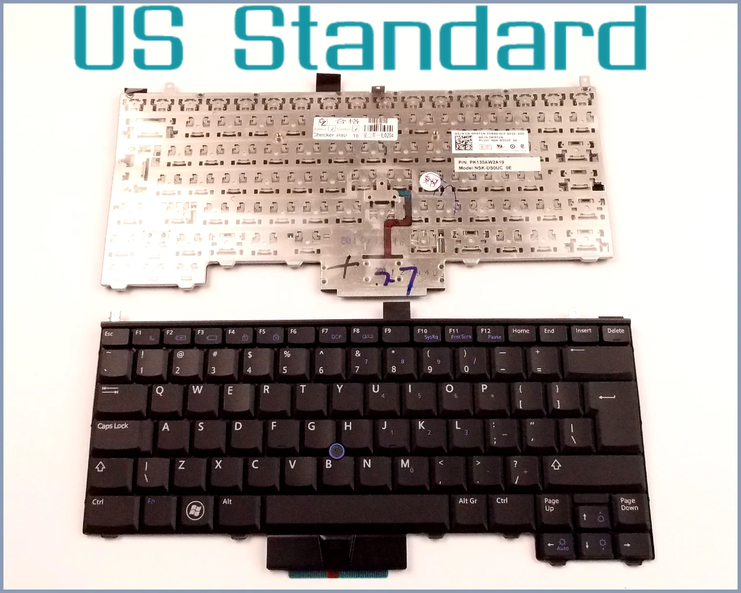 Версия Английский США клавиатура для Dell широта 0C0YTJ P6VGX NSK-DS0BC 01 PK130AW2B00 ноутбук с Pointstick