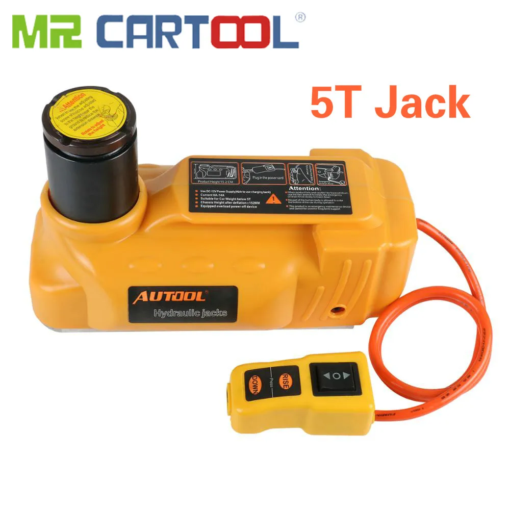 Mr Cartool 5 тонн 12 В домкрат для автомобиля Электрический гидравлический подъемный