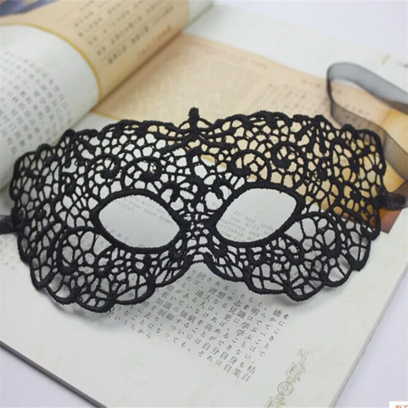Sexy Mask Halloween Party Cat Lace Mask Cosplay Black Half Face Halloween Masks Adult Masquerade Masks Party for Women 40AT01 (3)
