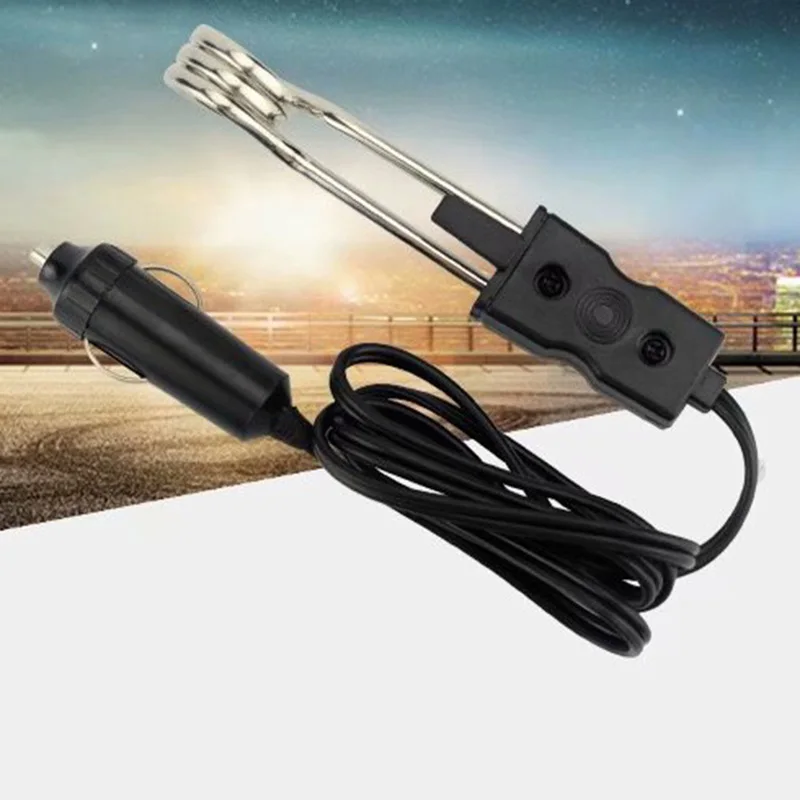 

Portable 12V Electric Car Boiled Immersion Water Heater Traveling Camping Picnic Tea Coffee Water Auto Electric Heater