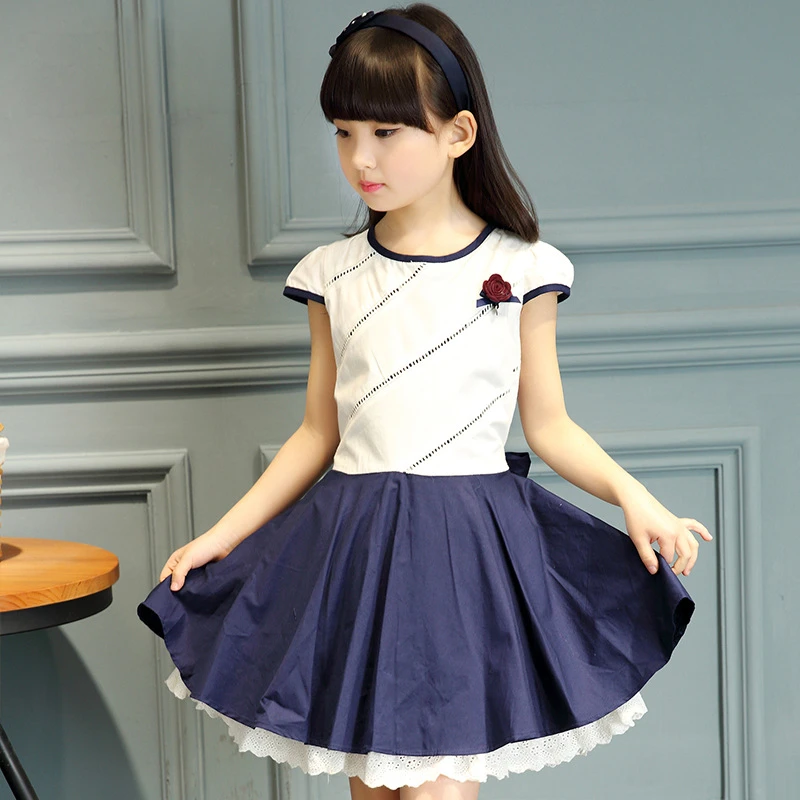 春と夏16韓国の女の子のファッションプリンセスドレス白いレース子供子供ドレス Girls Princess Dress Fashion Kids Dresskids Dress Aliexpress